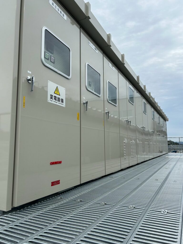高圧受変電設備(キュービクル)の据付工事